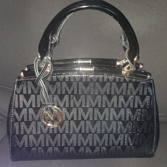MKF COLLECTION MONOGRAM SATCHEL - Picture 1 of 4